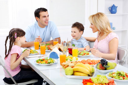 comer en familia es mas sano